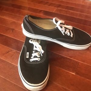 Authentic black Vans